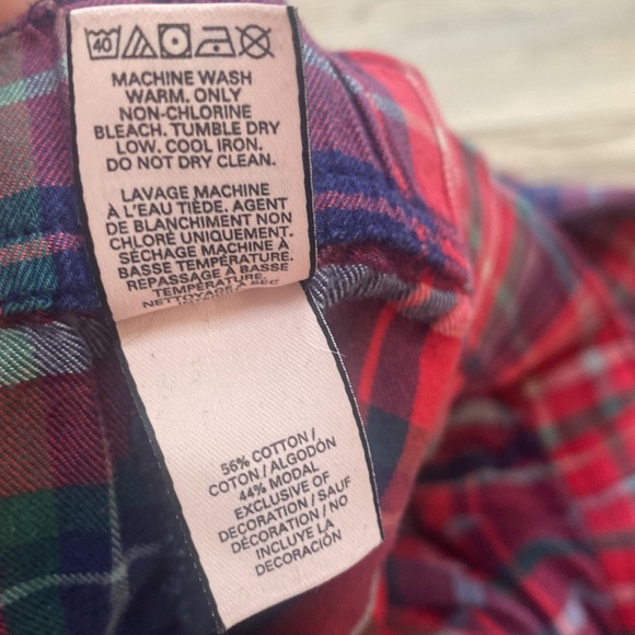 Victoria’s Secret Womens M Plaid Pajama Pants. Red, Blue, Green in color. Light - Picture 10 of 10